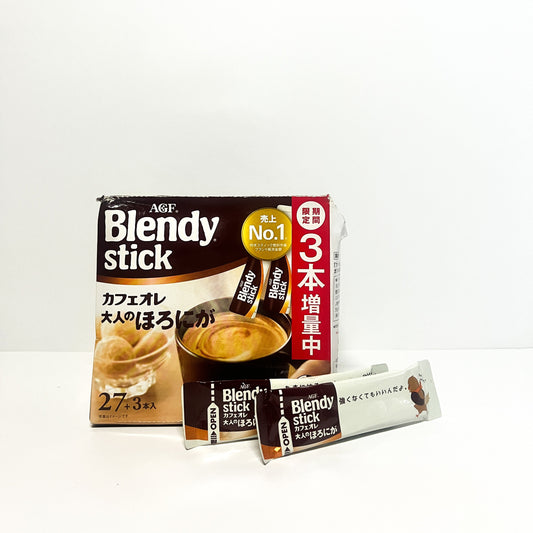 AGF Blendy Café Au Lait, Adult Bitter Sweet 3 Sticks per Order